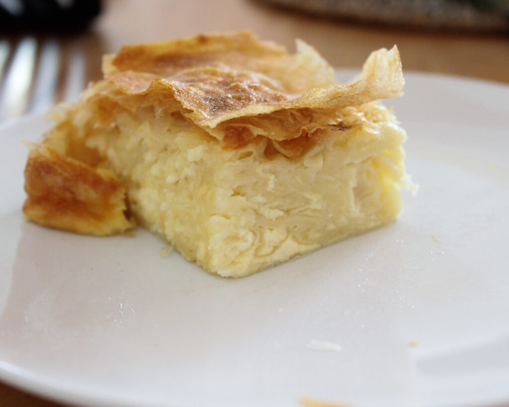 Gibanica, Serbian cheese pie