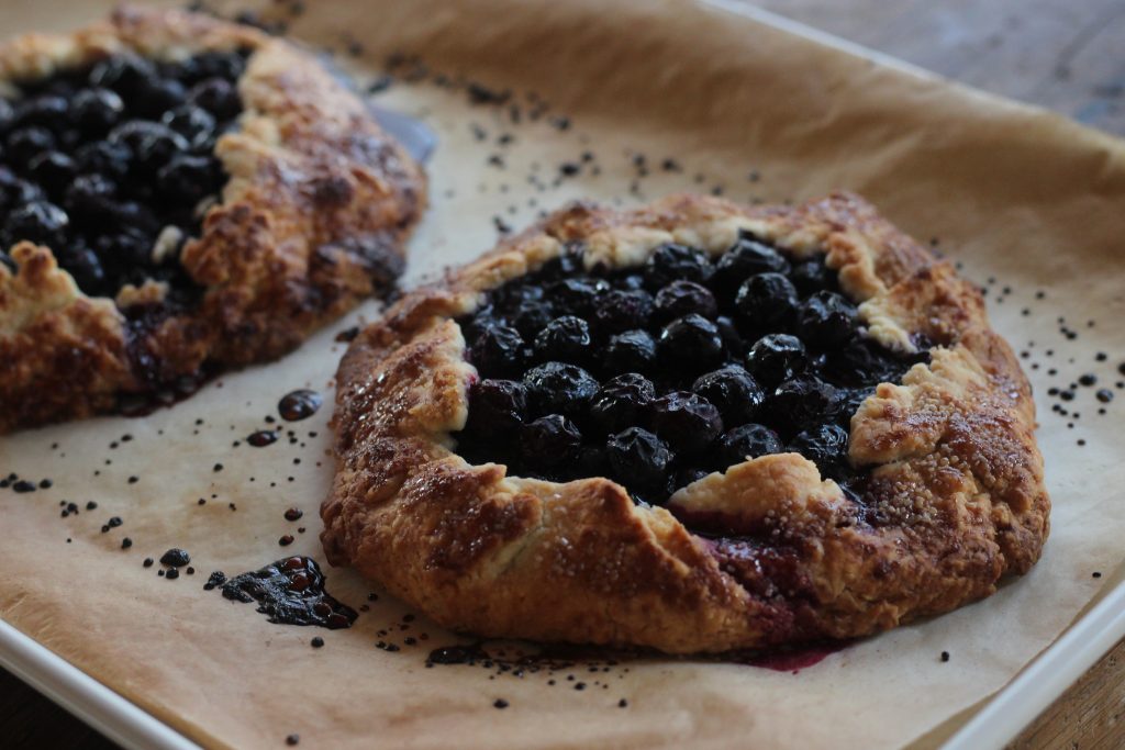 Blueberry galette